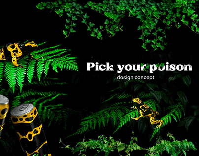 Pick Your Poison | Poison dart frog design