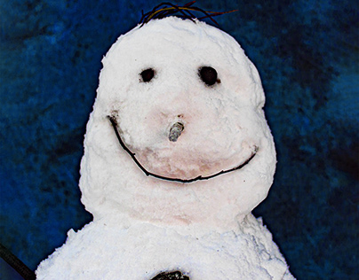 Snowman Yearbook Portrait Series