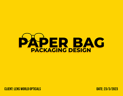 PAPER BAG COVER : PACKAGING DESIGN
