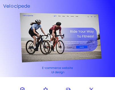 Velocipede-Cycle E-commerce Website UI