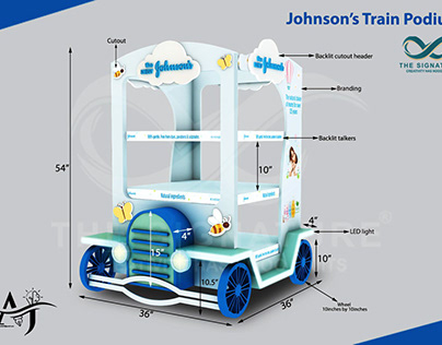 Johnson's Train Shape Podium