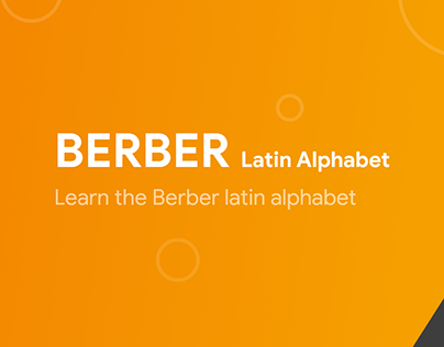 BERBER Latin Alphabet