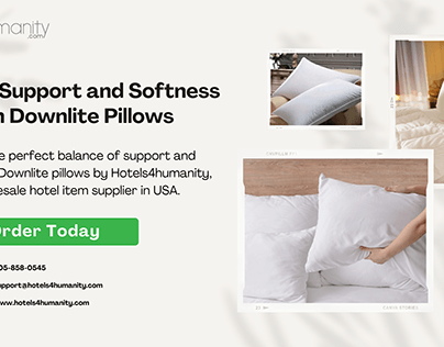 Perfect Support and Softness with Downlite Pillows
