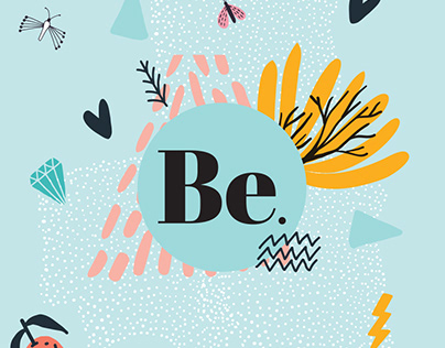Be. inspirational cards branding
