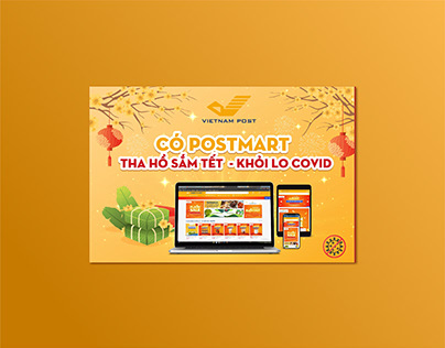 Banner Tết - Vietnam Post & Postmart