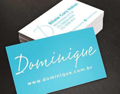 Cartão de visitas - Dominique