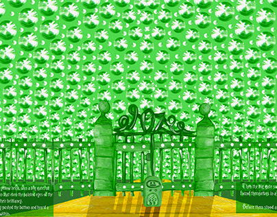 Wizard Of Oz- Entering The Gates To Emerald City