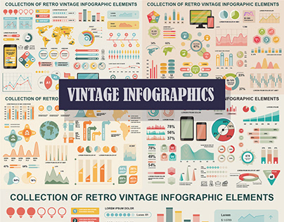 Bundle Vintage Infographics