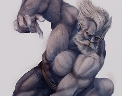 Old Man Beast Character Study