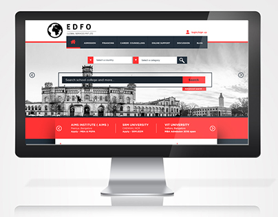 Edfo Global Service Website Design