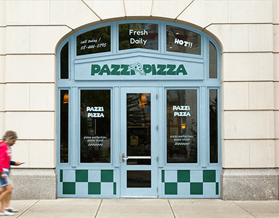"Pazzi Pizza" | Brand Identity