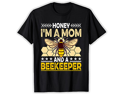 Honey Beekeeping T-Shirt Design.