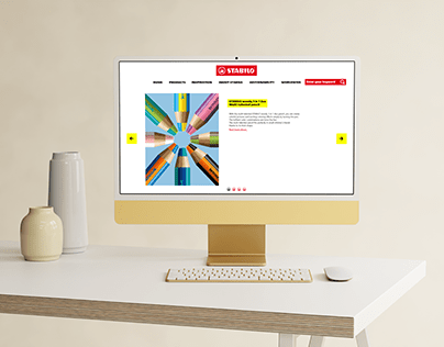Visual design - Redesign - Stabilo site - Home page