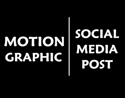 Social media animated posts