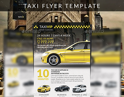 Taxi Flyer Template
