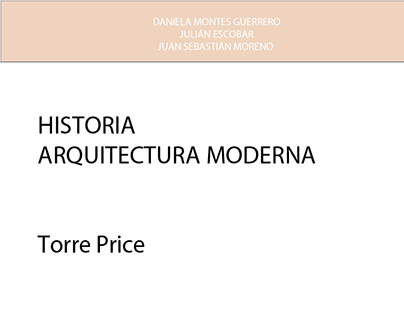 ARQUITECTURA MODERNA - Torre Price 2014-20