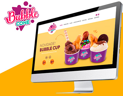 Landing Page - Bubble Cone Waffle