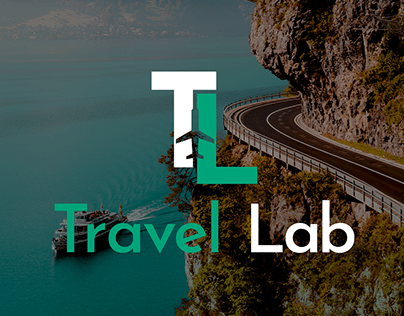 Travel Lab tour agency logo design