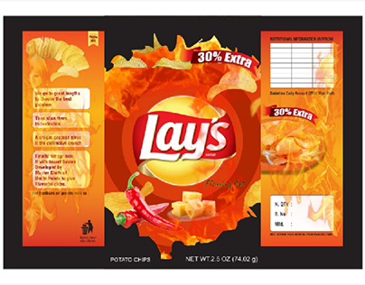Lays Chips packet (paket design)