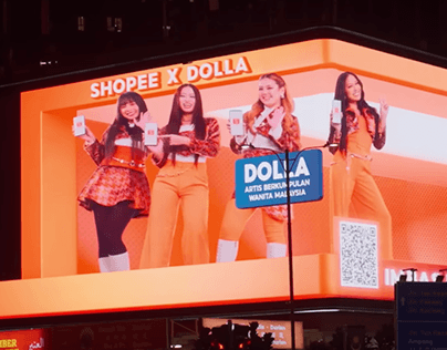 Shopee X DOLLA 3D Billboard