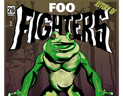Foo Fighters Gig Poster 2021