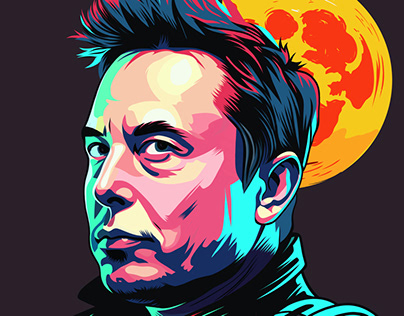 Illustration “Elon Musk”