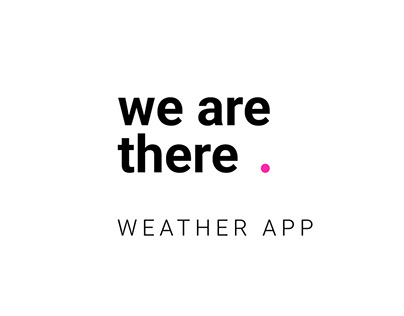 we are there / weathere app