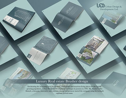Luxury Real estate Brusher design (Free Ai & PSD file)