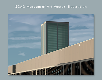 SCAD Museum of Art - Vector Illustration