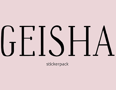 Geisha Stickerpack