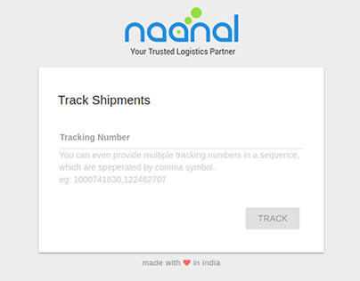 Naanal Courier Tracking Application