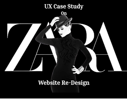 Redesign Project: ZARA Website (UX Case Study)