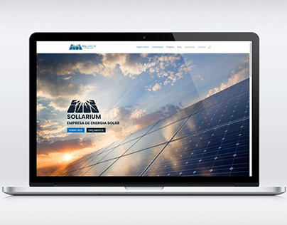 Criação do site - case: Sollarium Energia Solar