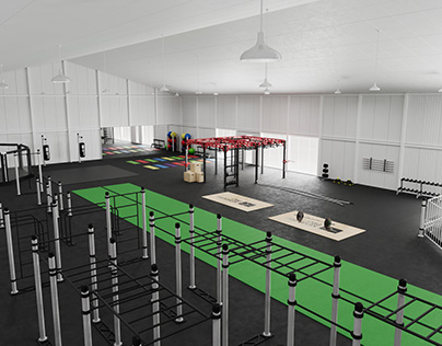 Modeling and visualization of the public gym KenguruPRO