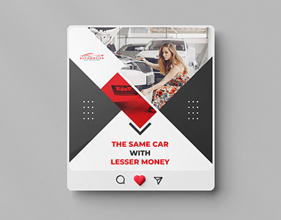 Car Rental Company Social Media Post Design