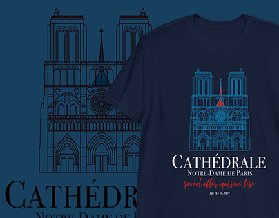 Cathedral Notre-Dame de Paris T-Shirt