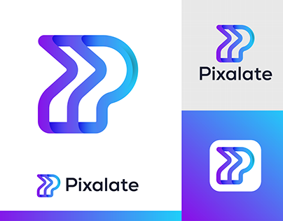 Pixalate Logo Design
