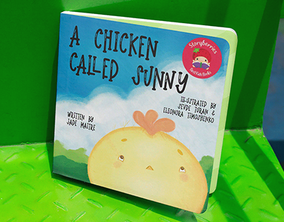 Children's Book Illustration 'A Chicken Called Sunny'