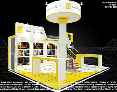 Charity: Water 5x6 Exhibition Booth