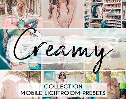5 CREAMY Mobile Lightroom Presets