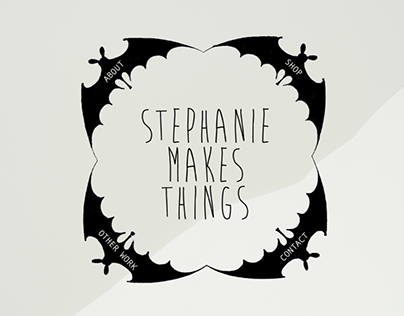 "Stephanie Makes Things" Webpage Design