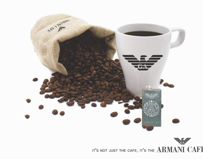 ARMANI CAFE poster design