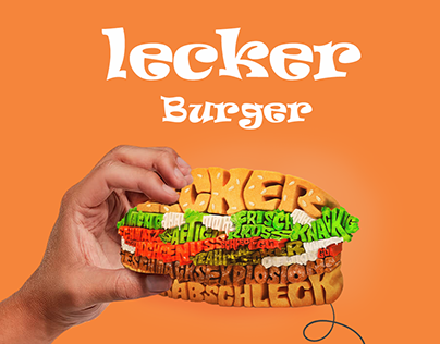 social media campaign ( lecker burger)