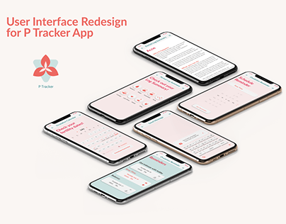 User Interface Redesign for P Tracker App