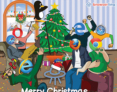 Browserful Christmas - Weekly Web-comic for Developers
