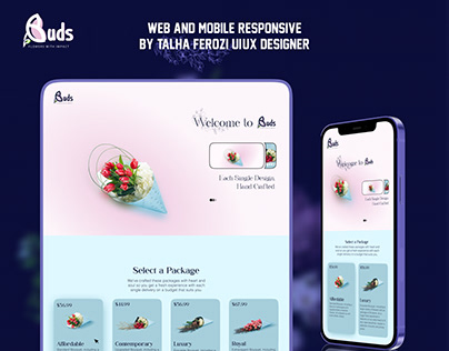 Buds Website Design and Mobile Resposive - UI/UX