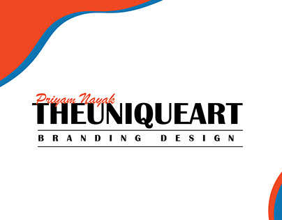 THEUNIQUEART an art company branding design
