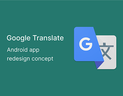 Google Translate redesign concept