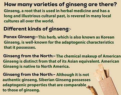 How many varieties of ginseng are there?