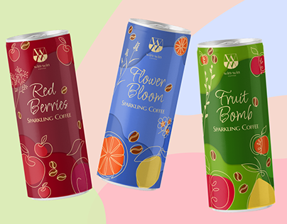 Win-win Sparkling Coffee | Packaging design